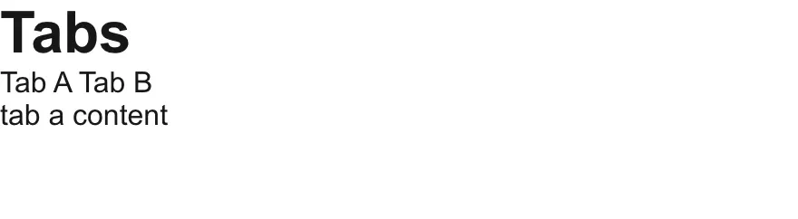 ‘/tabs/[tab]’ 로딩이 끝난 화면